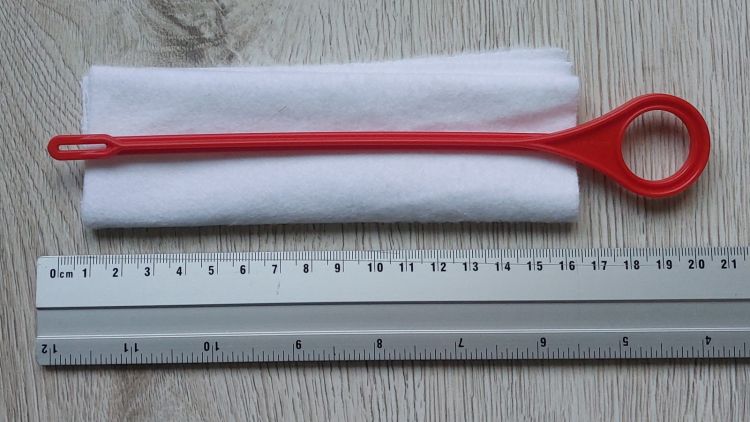 Wycior Fobus do czyszczenia broni krótkiej z czyściwem (CLEANING ROD BLK)