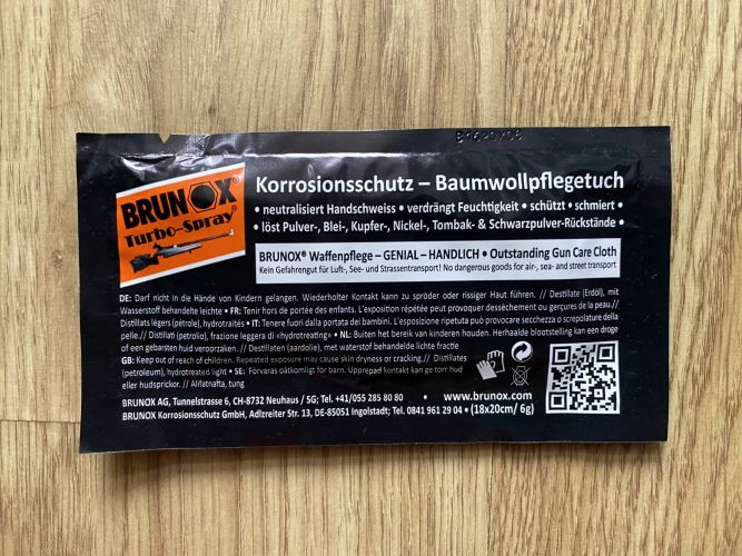 Ściereczka z preparatem do czyszczenia i konserwacji Brunox Turbo-Spray (BT99)