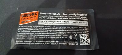 Ściereczka z preparatem do czyszczenia i konserwacji Brunox Turbo-Spray (BT99)