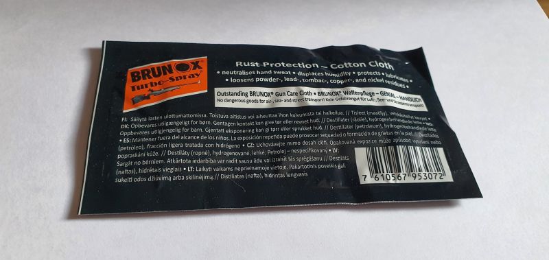 Ściereczka z preparatem do czyszczenia i konserwacji Brunox Turbo-Spray (BT99)