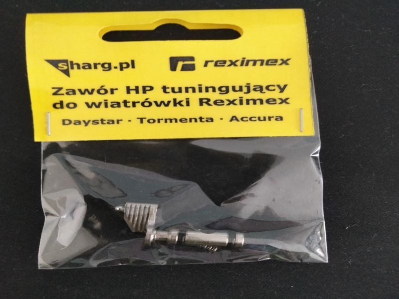 Zawór HP tuningowy do wiatrówki PCP Reximex Daystar, Tormenta, Accura