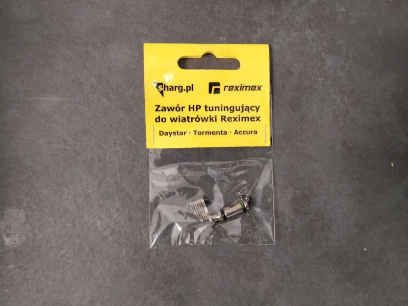 Zawór HP tuningowy do wiatrówki PCP Reximex Daystar, Tormenta, Accura