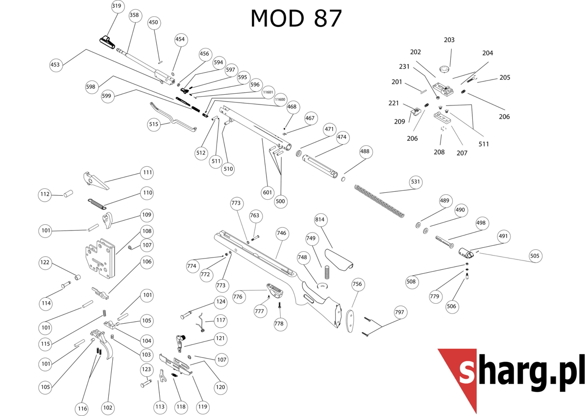 Bezpiecznik Hatsan MOD 55S-155 (119-120)