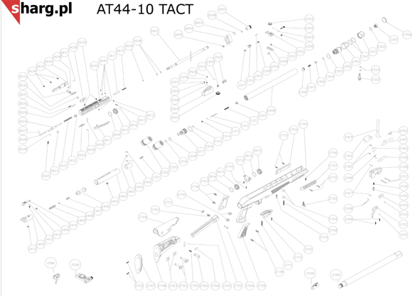 Cover the air release PCP Hatsan AT44 (2310)