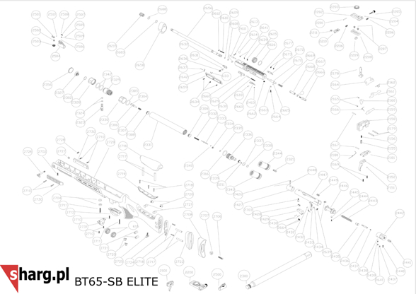 Front bail fixing screw for Hatsan AT44, Nova, Flash, Trophy, BT65. (2710)