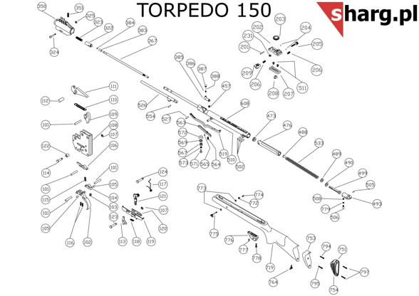 Fuse lever Hatsan MOD 33 - Torpedo 155, Dominator 200, Proxima (121)