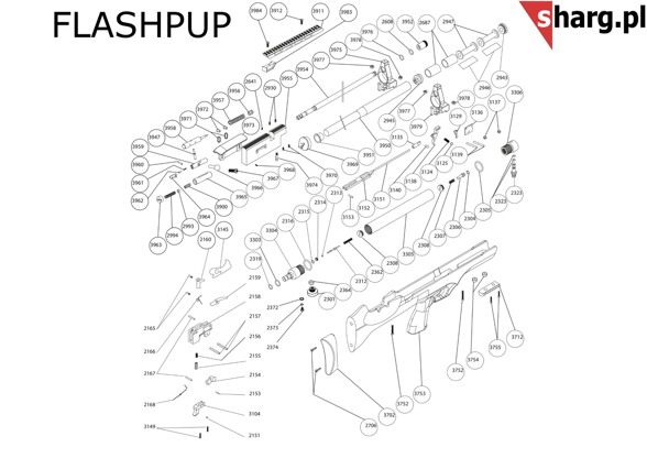 Magazine reloading lever for Hatsan Flash (3966-3967)