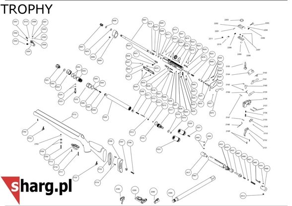 Needle lock nut for Hatsan: AT44, BT65, Galatian, Nova, Trophy (2211)