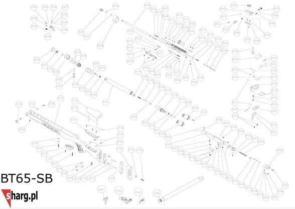 O-Ring Hatsan BT65 airgun, Galatian, Hercules, Predator (2340)