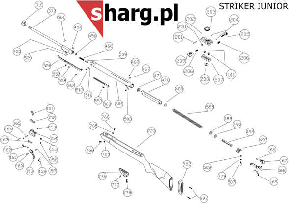 Spring retaining shotgun Hatsan Escort Pump Action 12GA (208)