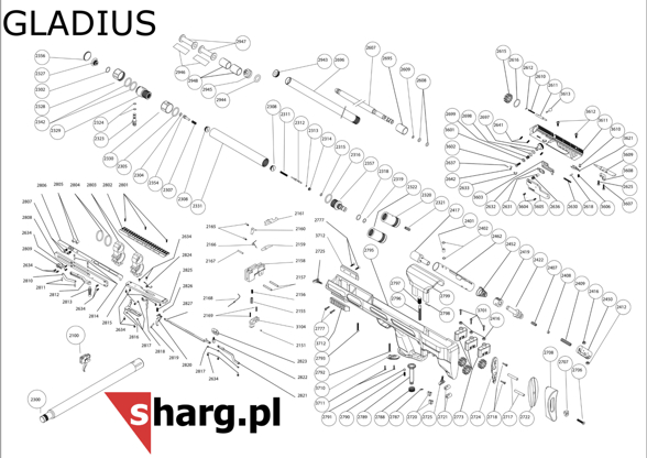 Trigger fixing pin for Hatsan AT44, BT65, (2157)