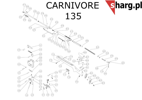 Barrel Screw for Hatsan MOD 125-135 (513)
