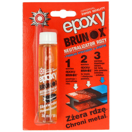 Brunox Epoxy Liquid 30 ml - rust remover and metal primer