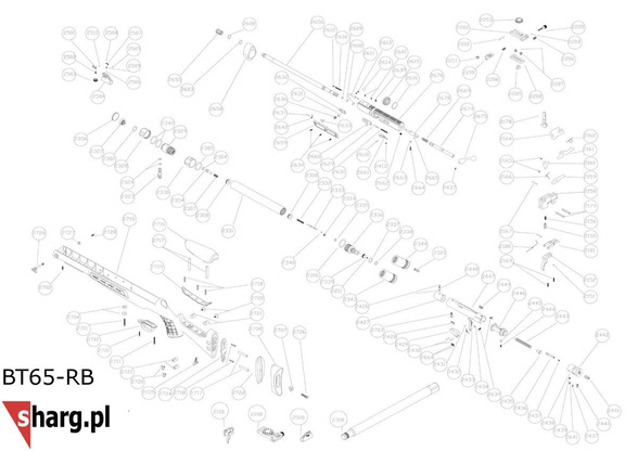 Uszczelka iglicy zaworu PCP do Hatsan BT65, Galatian (2334-2335)