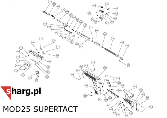 Barrel Nipple Bolt for Hatsan MOD 25-99, Striker (512)