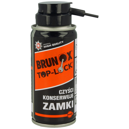 Brunox Top-Lock Spray 100 ml - lubricant for locks, hinges, and padlocks