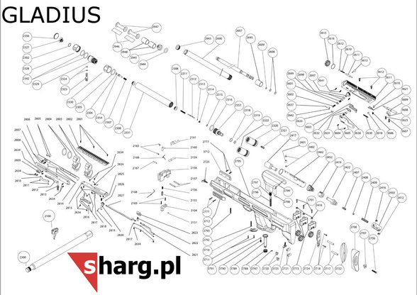  Zwalniacz magazynka M3*12 do Hatsan AT44 (2612)